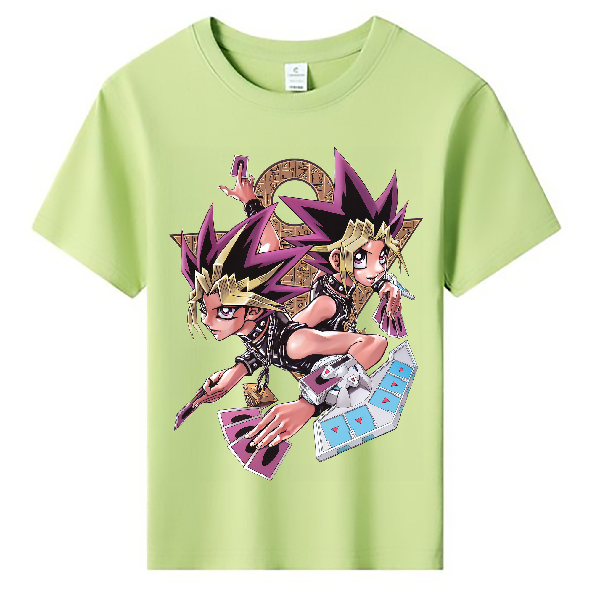 （画像用） 遊☆戯☆王 Yu-Gi-Oh! 綿100％キッズTシャツ（フロントプリント）